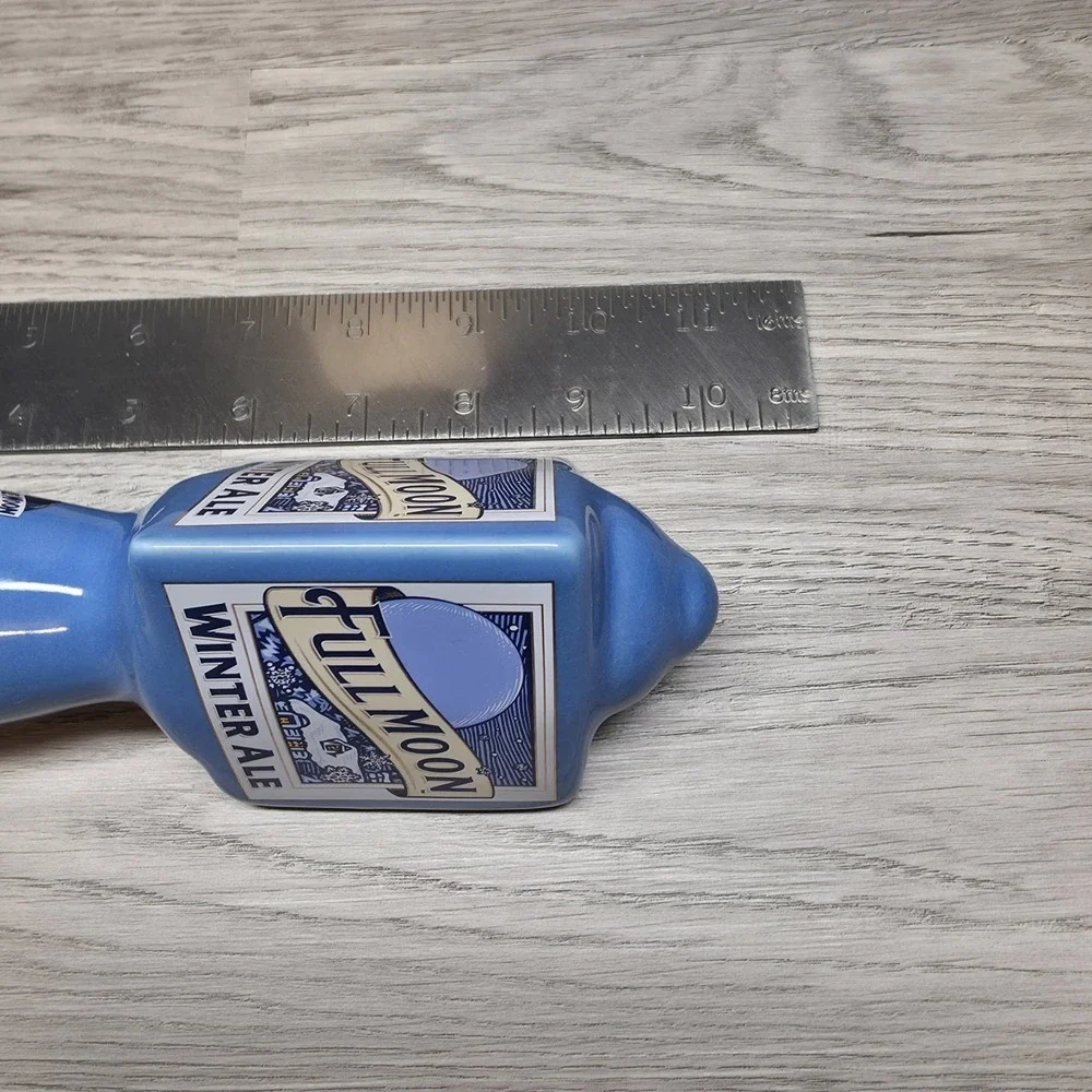 Blue Moon Full Moon Winter Ale Seasonal Porcelain Beer Tap Handle 10